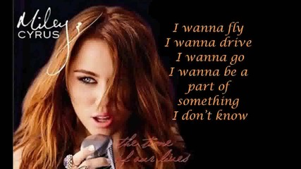miley cyrus - can`t be tamed lyrics 