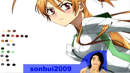 High School Of The Dead - Speed Paint Rei Miyamoto 