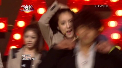 T - Ara - Cry Cry ( 02-12-2011 K B S Music Bank )