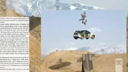 Travis Pastrana and Ken Block Freestyle Moto amp Rally Jump