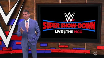 Vince McMahon is proud to make history in Australia with WWE Super Show-Down