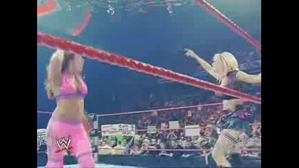 Raw: Melina & Jillian Vs. Mickie & Ashley