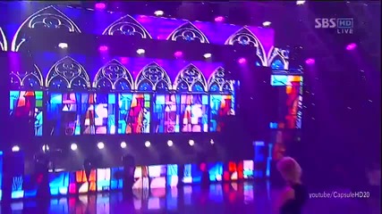 Eru ft. Junhyung - I hate you @ Inkigayo (26.08.2012)