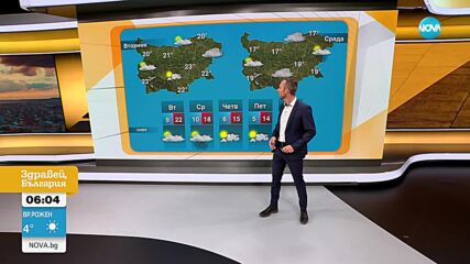 Прогноза за времето (14.10.2024 - сутрешна)