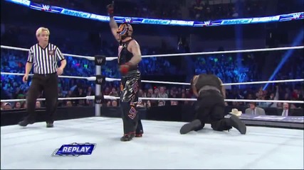 Daniel Bryan Sheamus Rey Mysterio vs. The Shield Smackdown