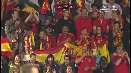 Liechtenstein 0 - 4 Spain^david Villa Goal^ @hd@ 