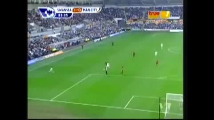 Swansea vs Manchester City 1-0