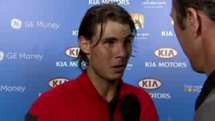 Australian Open 2009 : Интервю На Надал След 3ти Кръг
