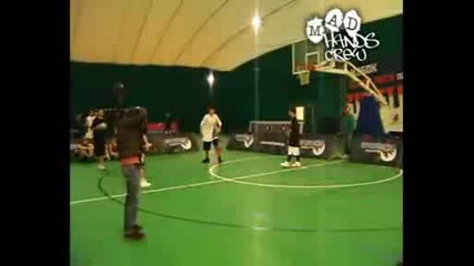 First Russian basketball streetball freestyle.avi