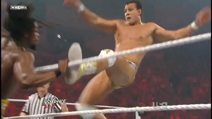 Rope-feed Enzuigiri - Alberto Del Rio