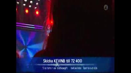 Kevin Borg - Hot In Here - Idol 2008 Sweden