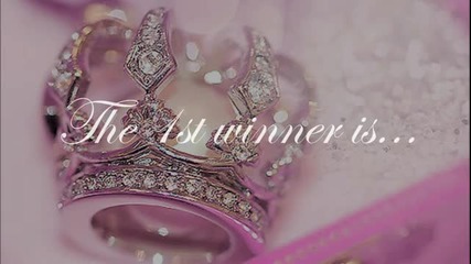Holiday Giveaway Winners