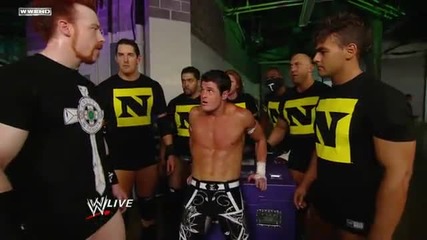 Wwe Raw The Nexus attacking superstars on Raw