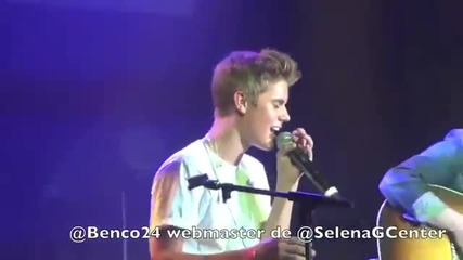Justin Bieber En Paris - Die In Your Arms - 01_06_2012