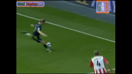 Tottenham - Olympiacos 2 - 0 Goal na Vedran Corluka