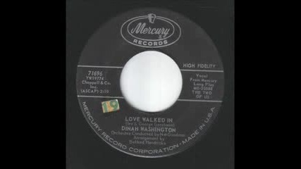 Dinah Washington - Love Walked In - 45rpm