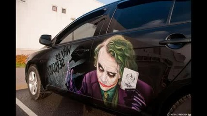 Airbrush Art on cars Most- wicked art work,excellent Pt.2