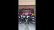 Пожарникари поздравиха с клип 8-годишно момиченце