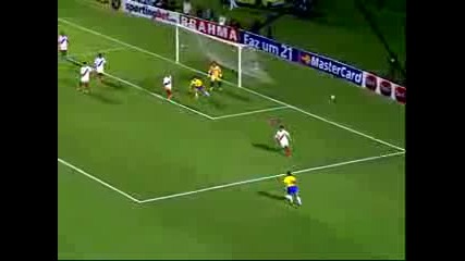 Brazil vs Peru 3 - 0 Goals Highlights 2010 Fifa World Cup South America Qualifiers