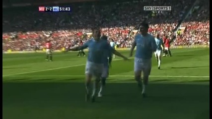 20.09.2009 Манчестър Юнайтед 4 - 3 Манчестър Сити първи гол на Белами 