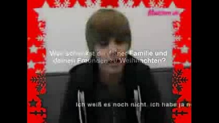 Justin Bieber wishes U a Merry Christmas and a Happy new year 