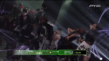 (hd) Rania - Style ~ Inkigayo (07.10.2012)