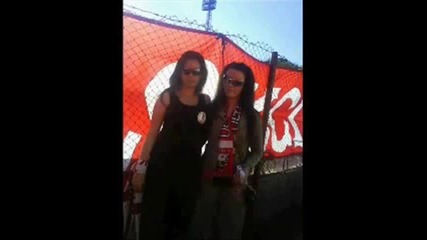Sexy Female Football Fans of Cska Sofia