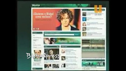 David Bisbal en Internet.24.ago.09