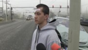 Ученик се заби с колата си в стълб в Русе