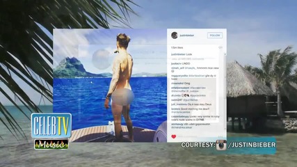 Justin Bieber Bares His Booty