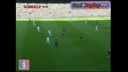 Barcelona - Xerez 1 - 0 (3 - 1, 24 4 2010) 