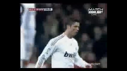 Real Madrid 1 - 2 Sevilla 6/3/10 Goal Cr9