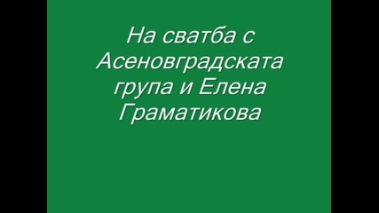 Сватба с Асеновградската група и Елена Граматикова