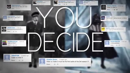 Hitler vs Vader 3. Epic Rap Battles of History Season 3.