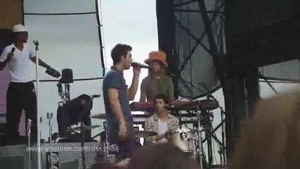camp rock tour hershey soundcheck favorite part of filming cr2 video girl 