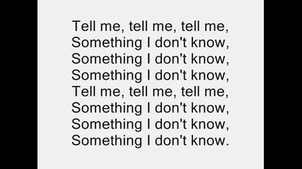 Selena Gomez - Tell me something I dont know + текст