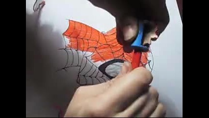 Drawing Spider - Man 