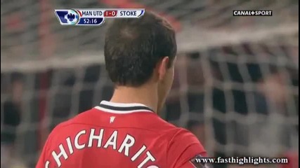 Manchester United 2 - 0 Stoke City Гол на Димитър Бербатов