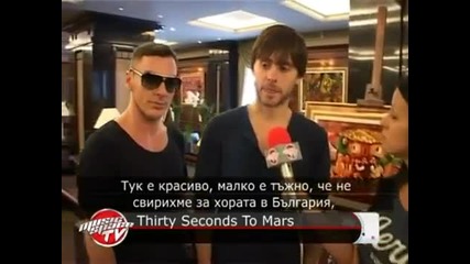 Jared Leto за отмененият концерт в България