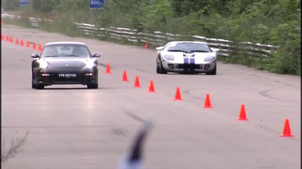 Moscow Unlim 500 Porsche 911 Switzer vs Ford Gt-1000