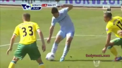 Норич Сити |1-6| Манчестър Сити 14.4.2012