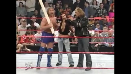 Wwe Raw John Cena Saves Maria From Edge And Lita 2006