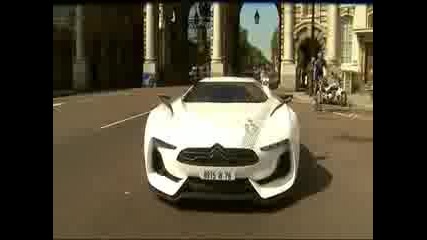 Citroen от Gran Turismo oживя по улиците на Лондон (hd)