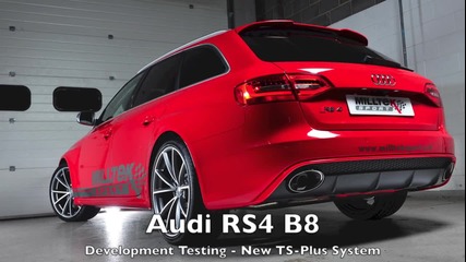 Звук от спортна генерация за Audi Rs4 B8 V8 от Milltek Sport