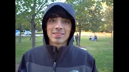 Joe Jonas On The Set Of Camp Rock 2