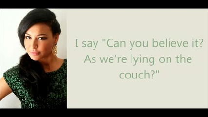 Glee - Mine with lyrics ( Taylor Swift )