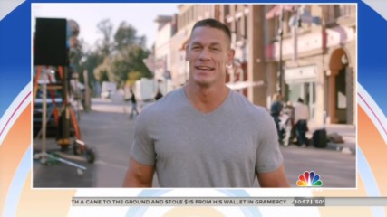 NBC's "TODAY" offers a sneak preview of John Cena's new Make-A-Wish video