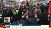 Сблъсъци и арести по време на студентски протест в Лондон