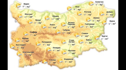 Времето на 21.10.2014 г.