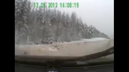 Шофиор с голям късмет!
